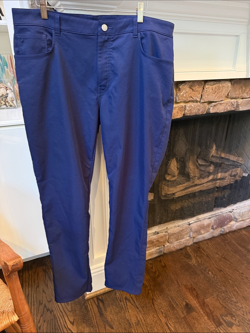 Peter Millar Men's Chinos in Cobalt Blue